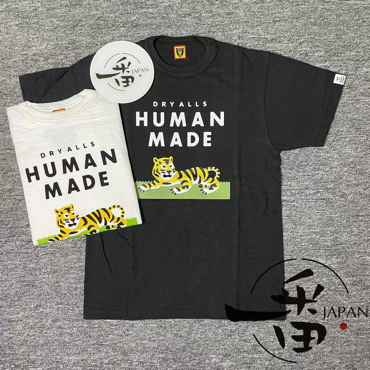 一番现货 HUMAN MADE T恤#2310新款胸前老虎短袖圆领T恤 22SS-封面