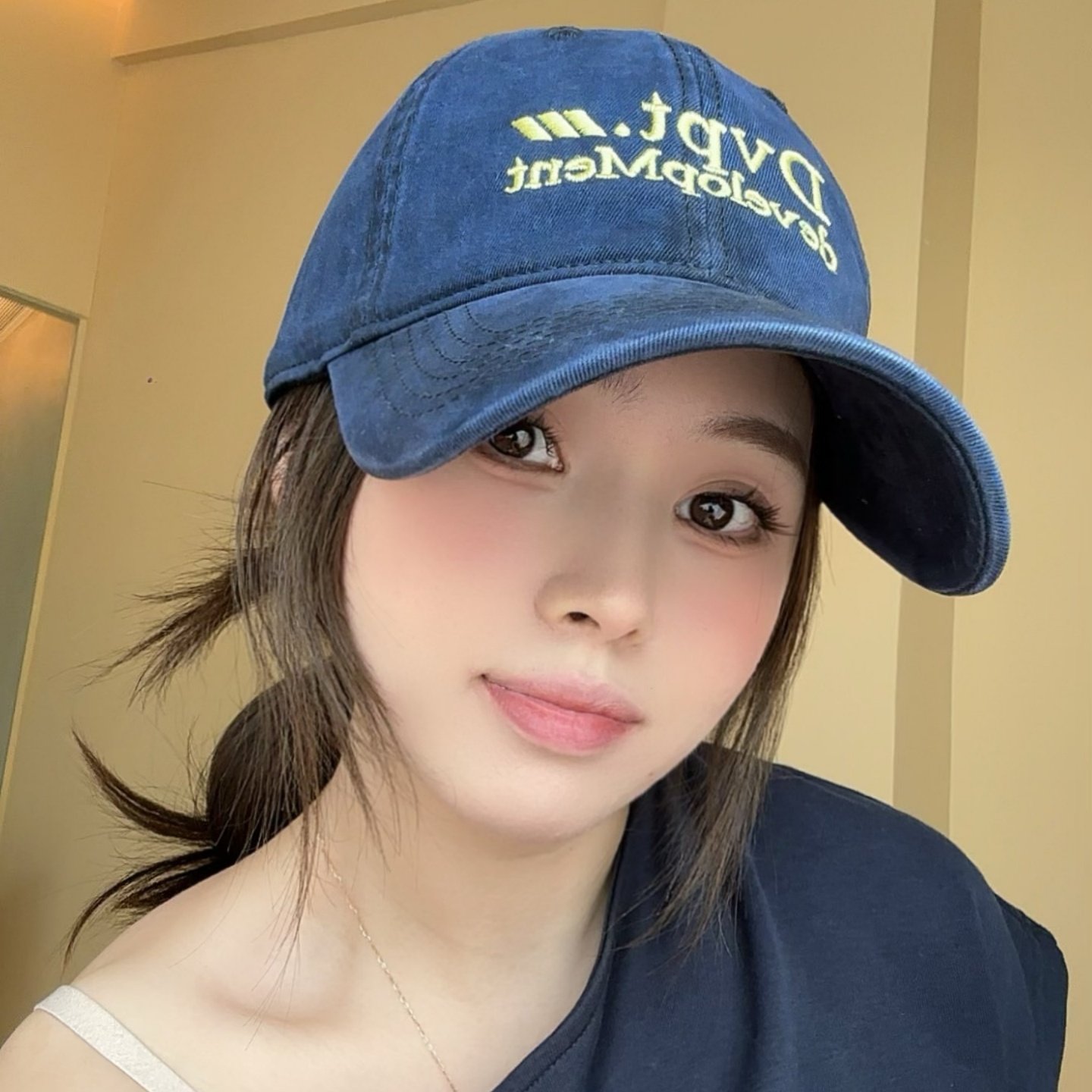 藏青色~2025韩版主播~字母刺绣棒球帽男显脸小百搭休闲鸭舌帽子女,服饰配件/皮带/帽子/围巾,帽子,淘宝优惠券,粉丝福利购,淘宝优惠卷