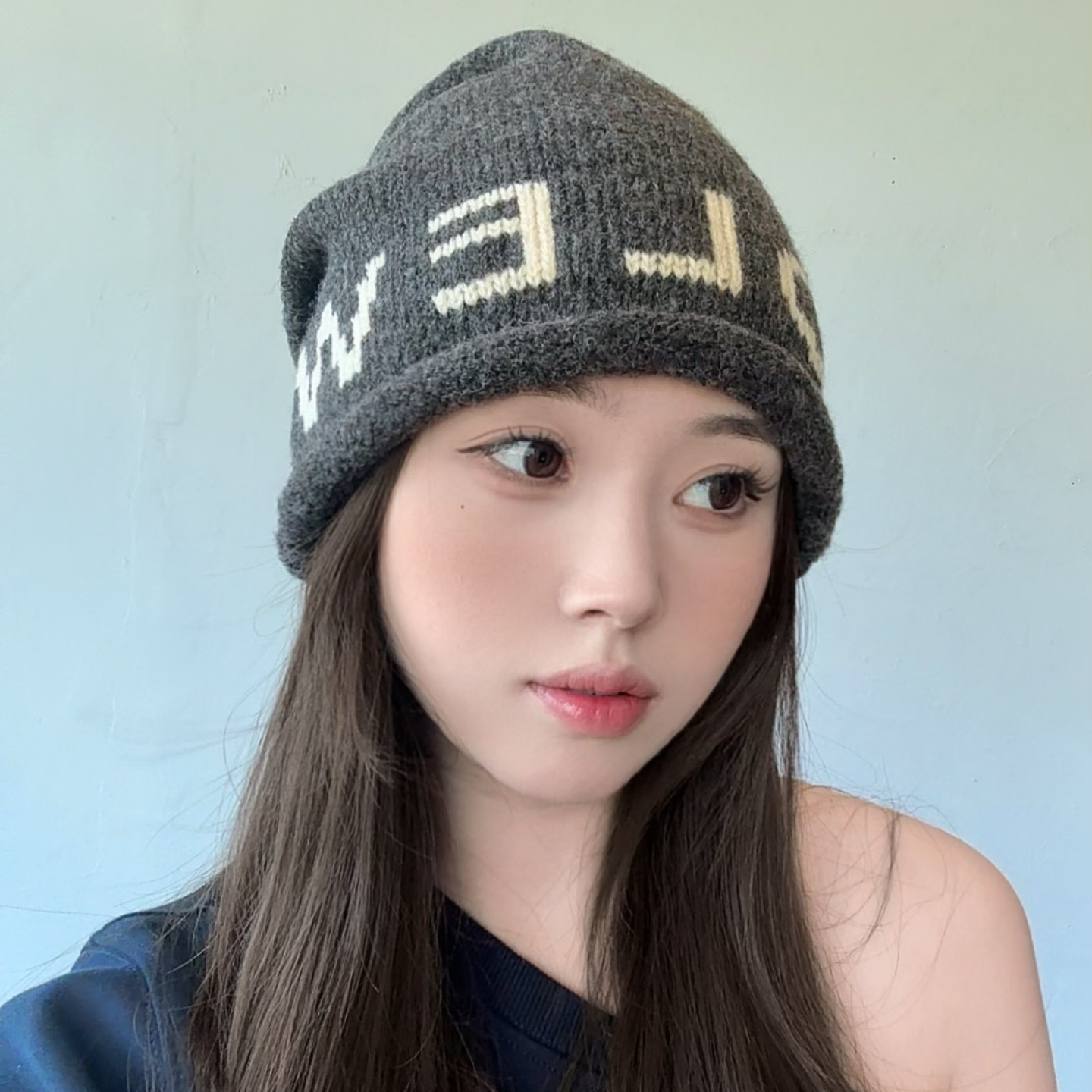 凹造型可折叠时尚65cm休闲堆堆帽