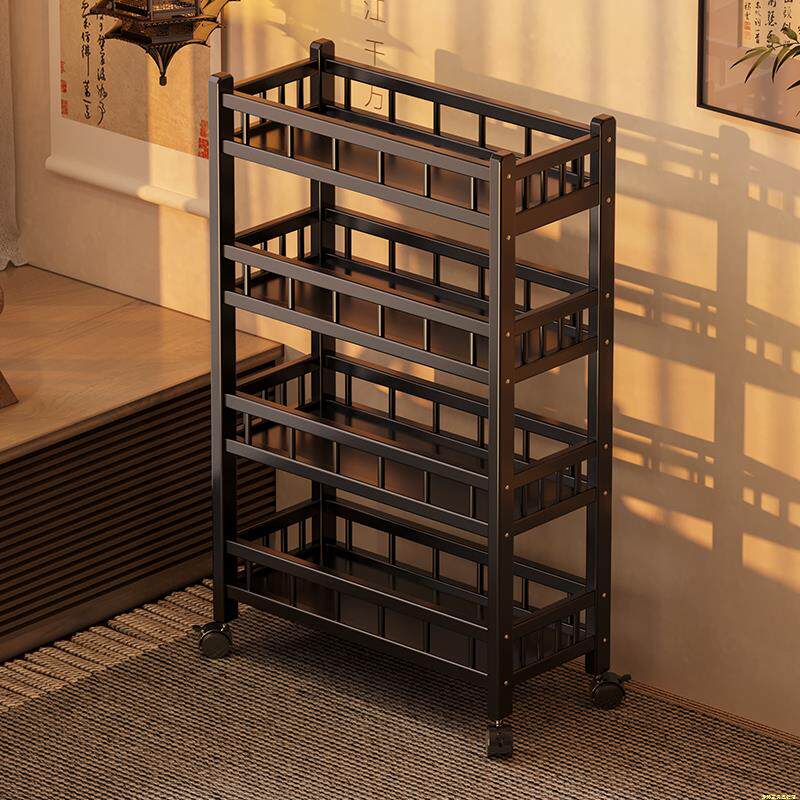 茶柜置物架博古架实木中式茶叶架子茶室茶具展示柜小型收纳摆放架