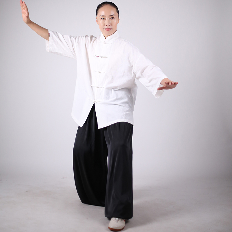 马蕾太极男女同款短袖休闲太极服