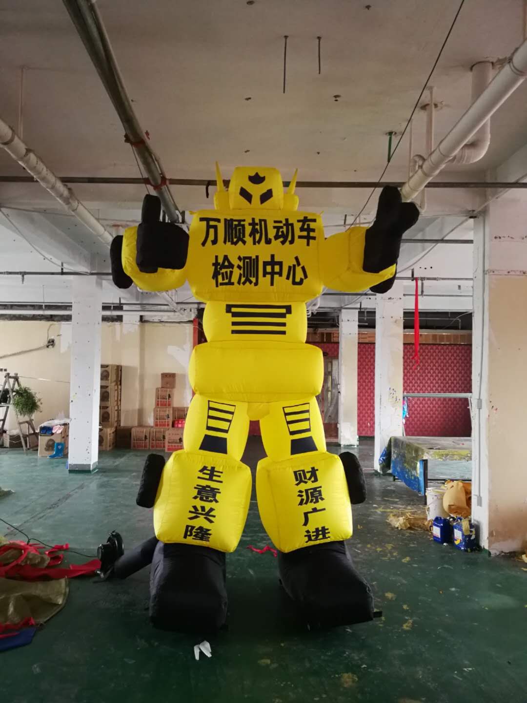 定制 机器人广告卡通人偶充气开业庆典变形金刚定制充气模型卡通