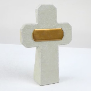 十字架桌面摆件礼品装饰P216家居树脂彩绘摆饰礼物祝福摆设