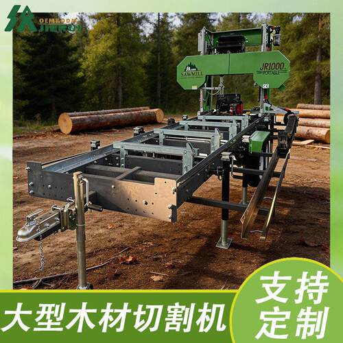 重型液压龙门锯床设计支持连续作业适用于原木开片与厚板切割需求