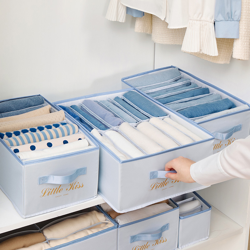 裤子收纳神器衣服分格衣柜装衣物