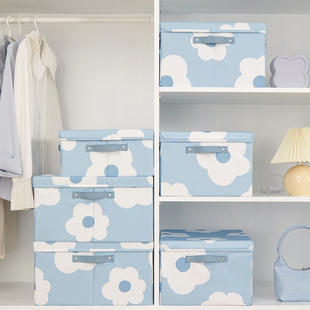 收纳箱收纳家用衣服裤子衣柜衣物玩具收纳盒布艺储物整理箱子神器