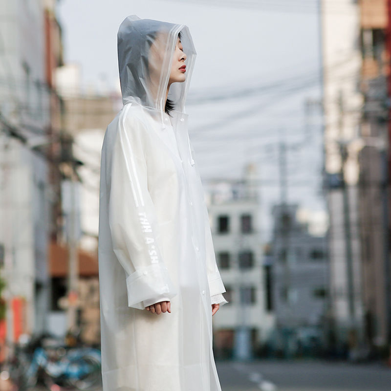 透明雨衣长款全身女时尚学生成人单人男防护电动车雨披防水服外套-封面