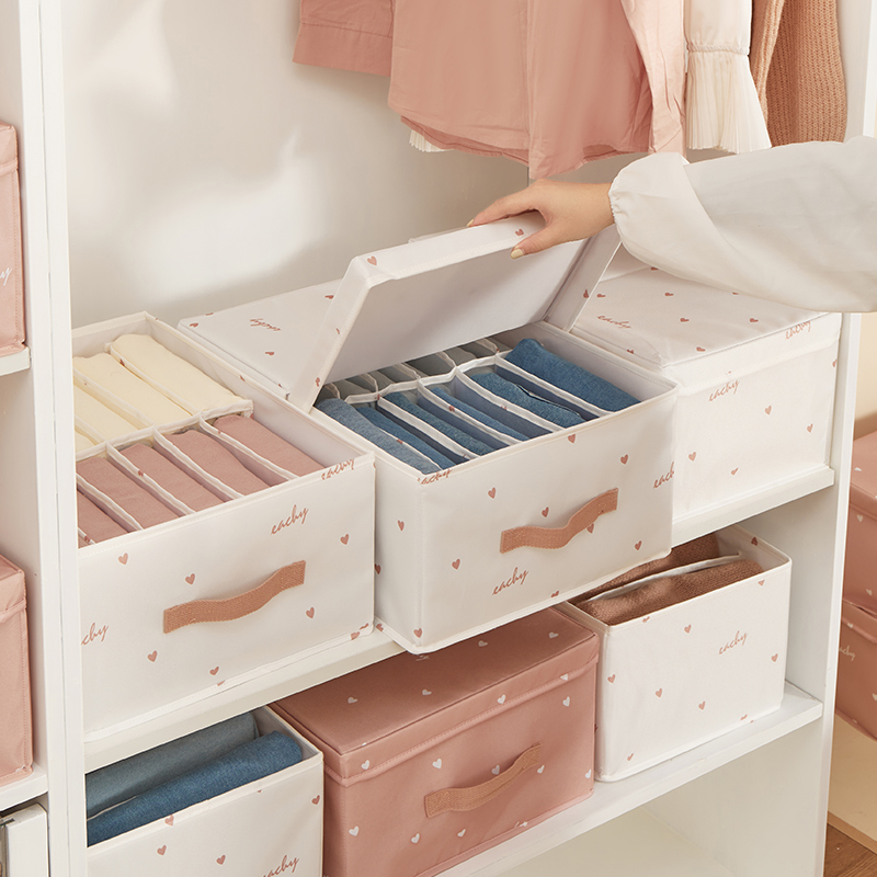 裤子衣服收纳盒毛衣折叠整理箱