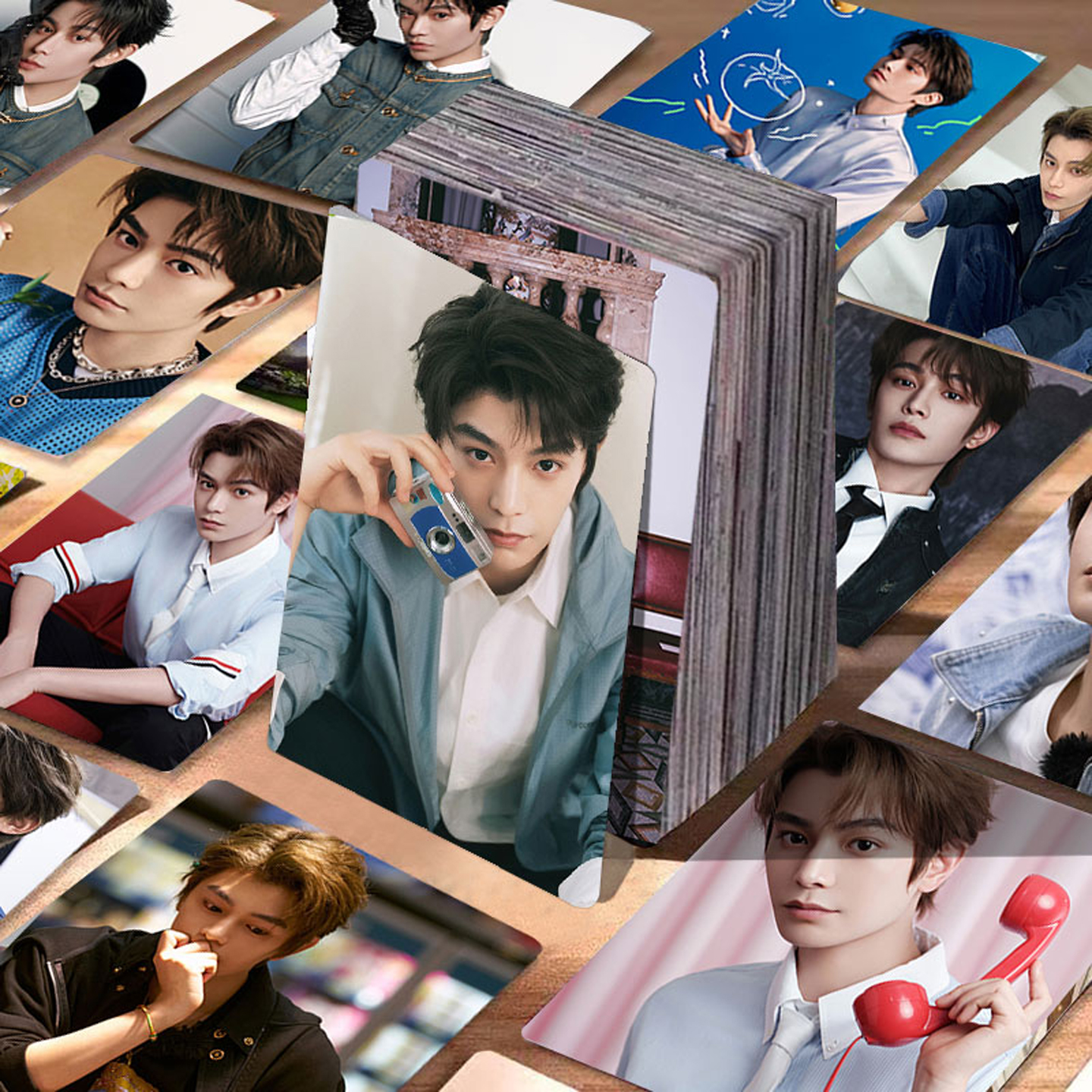 全新款丁禹兮55张自印小卡拍立得