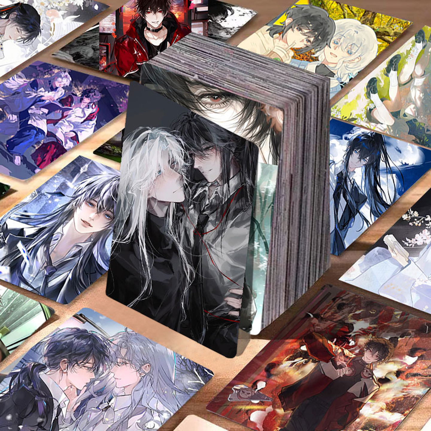 55张高颜值惊封写真自印亮面小卡