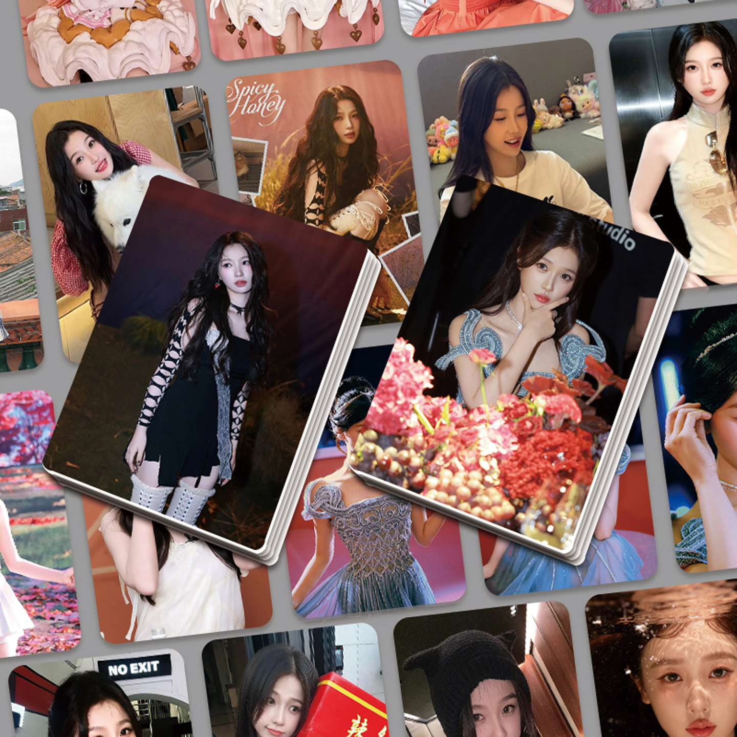 新款虞书欣小卡韩式风写真照片