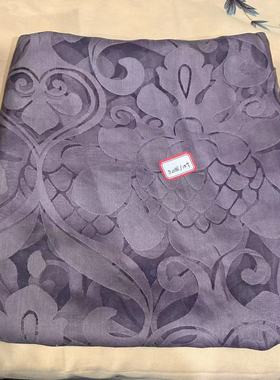 DZ188 紫色提花纱帘1.7*2.6M