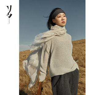 上衣 Say Ya 云感针织羊绒套头衫 冬令时 休闲 幻