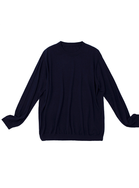 Say Ya【幻】平海夕漫漫 简约男士精纺羊绒套头衫 百搭