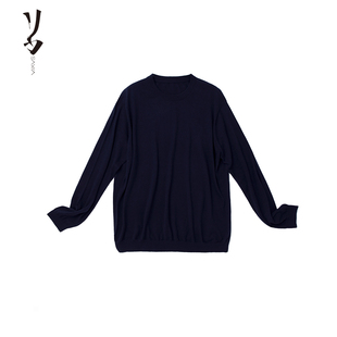精纺羊绒套头衫 幻 简约男士 百搭 平海夕漫漫 Say