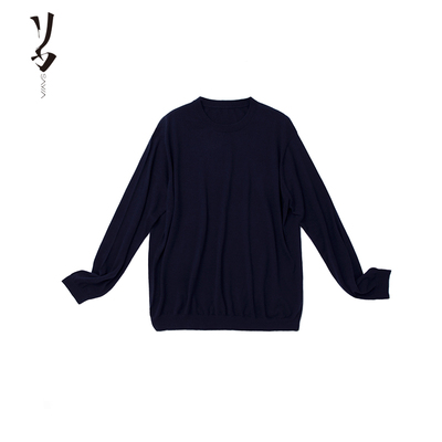 简约男士精纺羊绒套头衫百搭