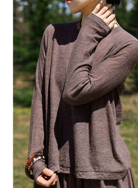 SayYa【幻】释怀 基础款80支精纺羊绒套头衫 简约/百搭/通勤