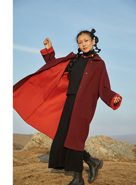 Say Ya【幻】岁月如歌3+珍藏版 大克重山羊绒大衣 春秋冬/廓形