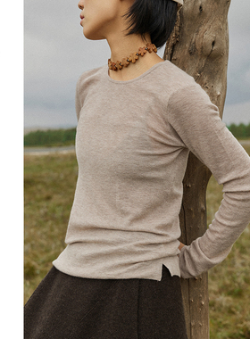 Say Ya【幻】精纺100支蜜柔修身基础款打底衫 舒适/弹性