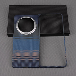 适用oppofindn5手机壳凯夫拉芳纶纤维超薄Find 轻薄折叠屏高端磨砂硬壳 N5碳纤维中轴保护套磁吸全包防摔新款