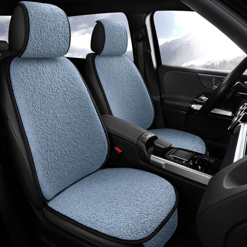 羊羔绒汽车坐垫保暖冬季