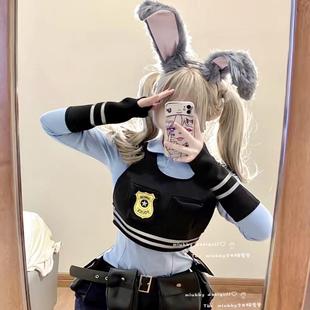 Miubby「兔子警官」朱迪cos服连衣裙裤子万圣节漫展卡通角色套装