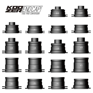 23'Koozer山地车花鼓端帽 快拆 桶轴100 135 142Endcap迷你桶侧盖