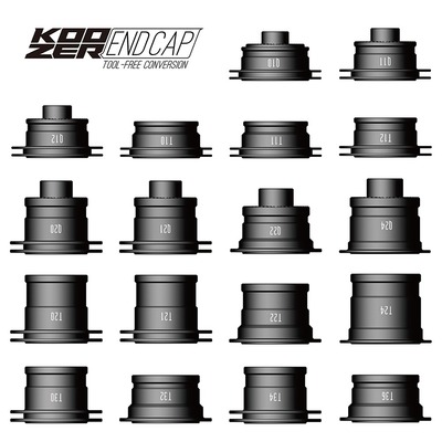 23'Koozer山地车花鼓端帽 快拆 桶轴100 135 142Endcap迷你桶侧盖