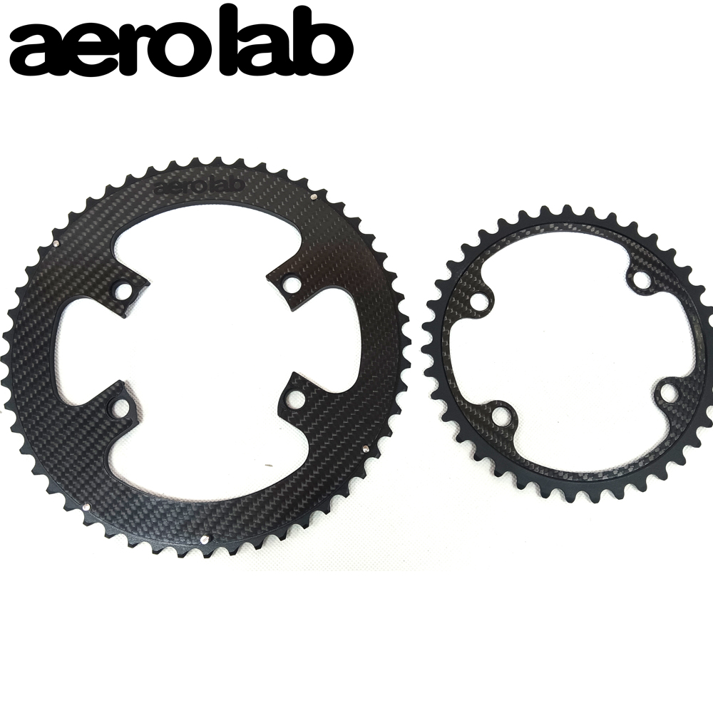 AERO LAB 公路自行车碳纤维复合铝合金轻量化牙盘双盘50-34 54-40