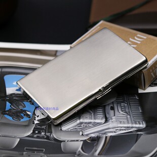 KC5-01单层酷宝时尚精美烟盒光面拉丝厚镍时尚长烟12支装中支烟盒