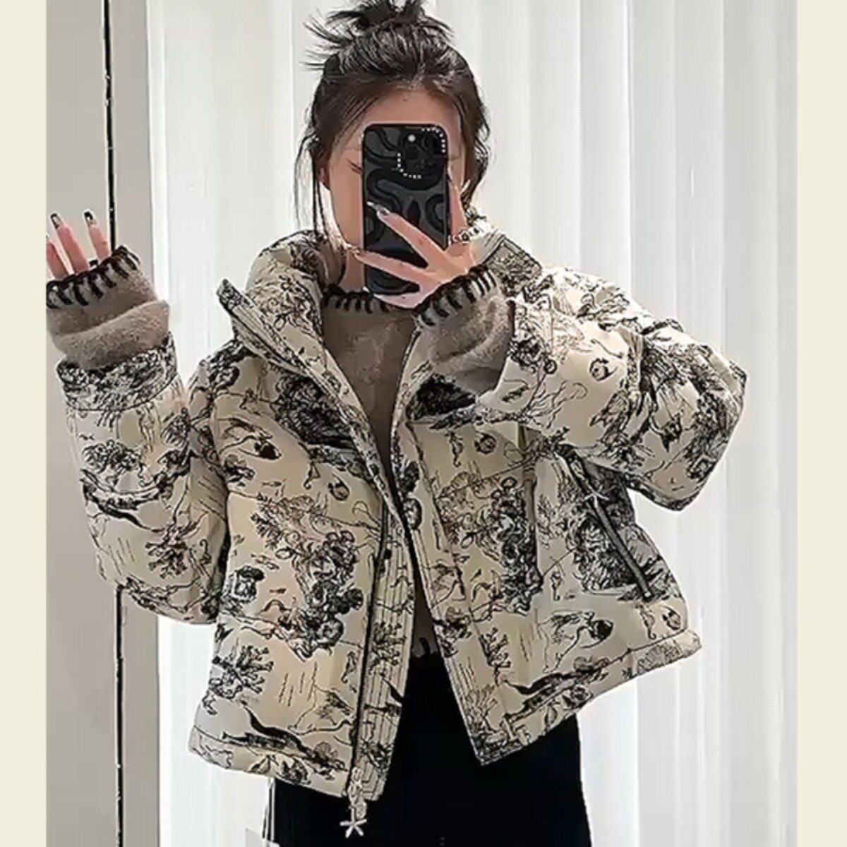 外贸尾单新款冬季女棉衣棉服外套潮流休闲时尚加厚短款宽松