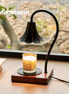 诺克Magcharm留声岁月融蜡灯氛围卧室烛台复古艺术香氛融烛灯礼物