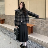 竞品毛呢外套，女装羊绒大衣，2B218