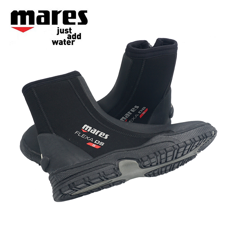 Mares Flexa dive boots 5mm厚底潜水靴潜水鞋沙滩溯溪船宿套靴