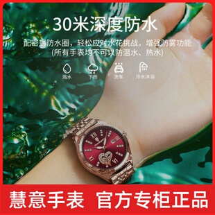 柏达茄新款防水夜光女士手表女学生韩版日历腕表