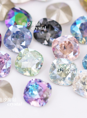 正品施家奥地利进口华子4470肥方10mm美甲尖底钻堆钻饰品耳钉diy