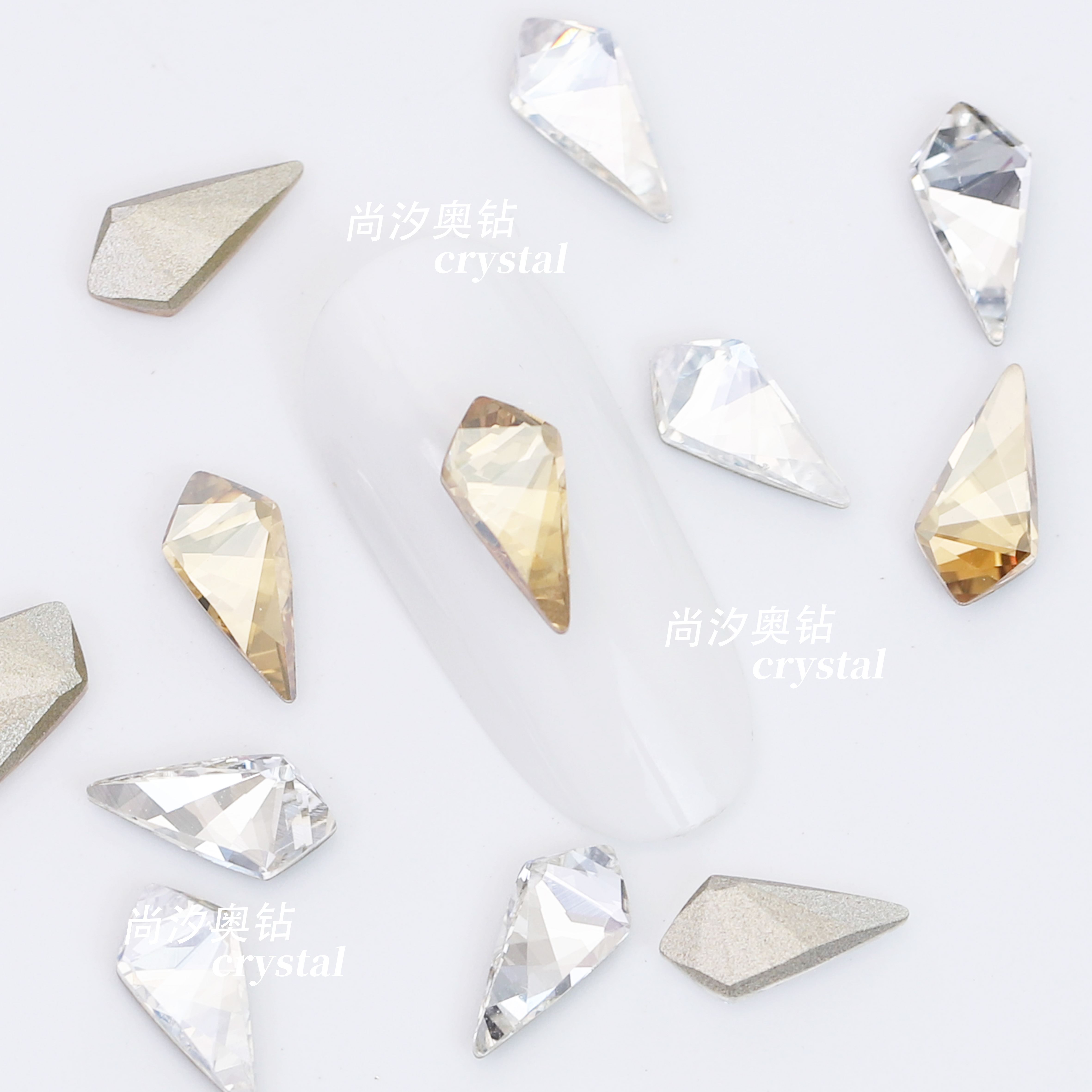 施华洛4731天使之翼10*5mm美甲钻