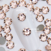 正品 施家2088平底圆形391丝绸色美甲饰品钻耳环耳钉宠物发夹diy