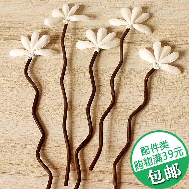 热卖忆米无火香熏配件藤条熏香干花样板房摆设五指花小兰花通草花