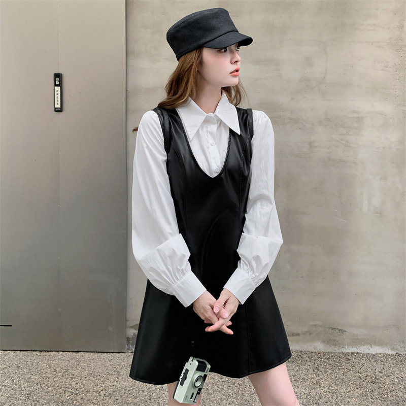 [现货】衬衫皮裙两件套浙宝B252-2633-P185-K288，女装套装/套裙，浙宝252