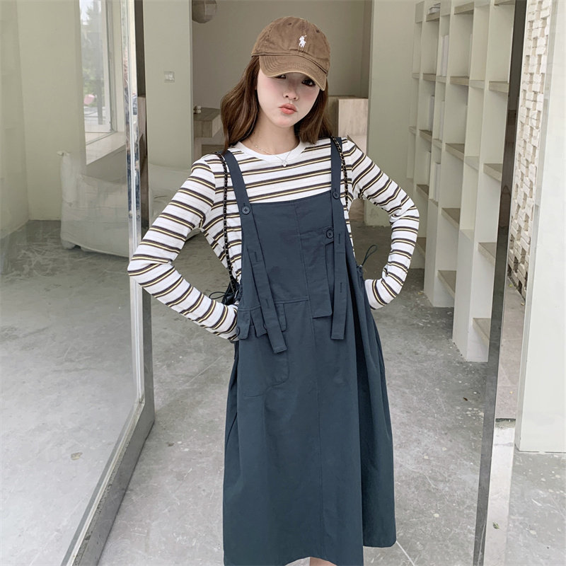 【现货】背带连衣裙浙宝B252-2641-P125-K198,女装连衣裙,浙宝252