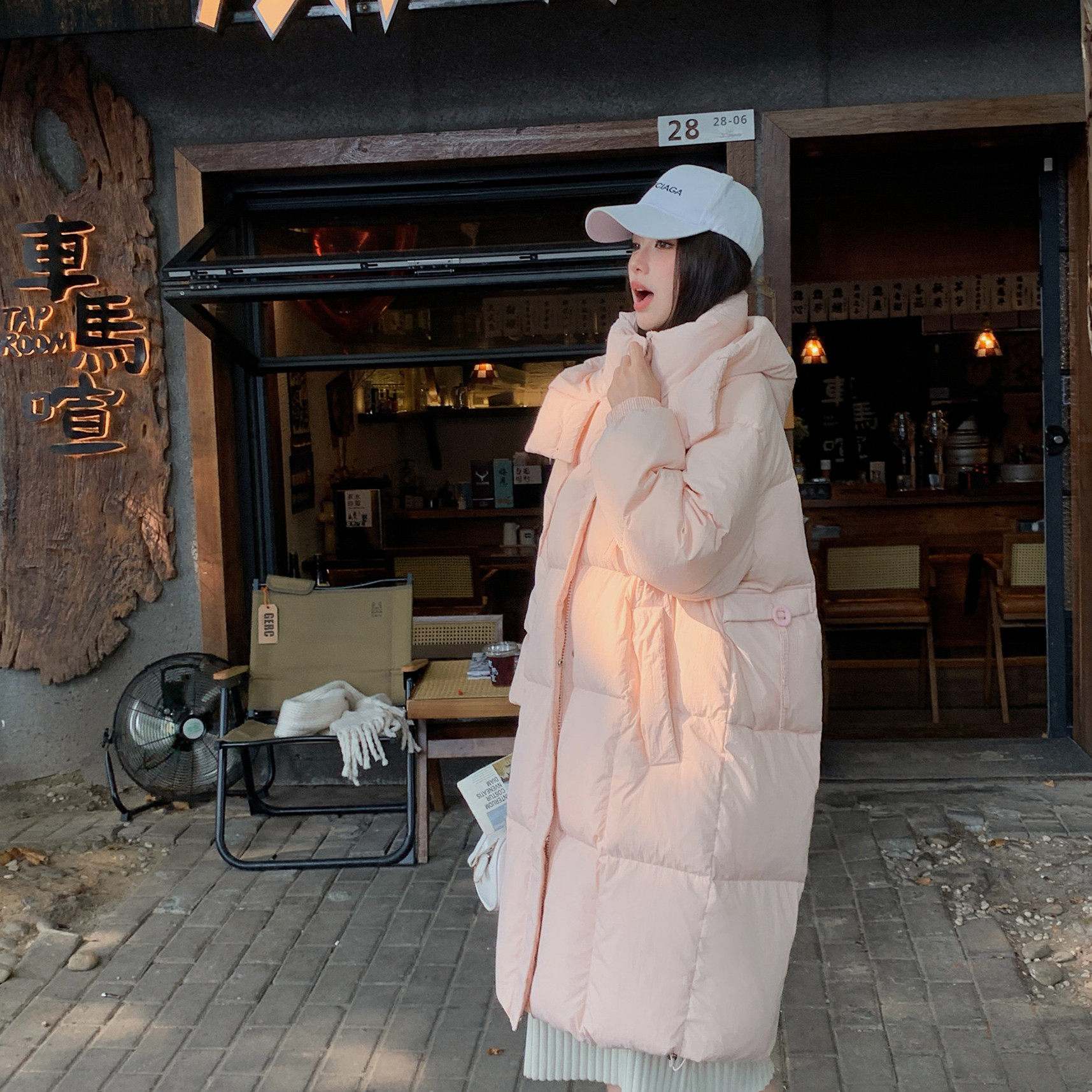 【现货】连帽长款羽绒服浙宝B252-23125-P265-K398,女装棉衣/棉服,浙宝252