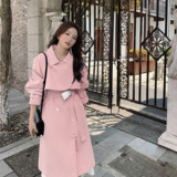 【档口现货】设计撞色风衣浙宝B252-2206-P150-K228现货，女装风衣，浙宝252