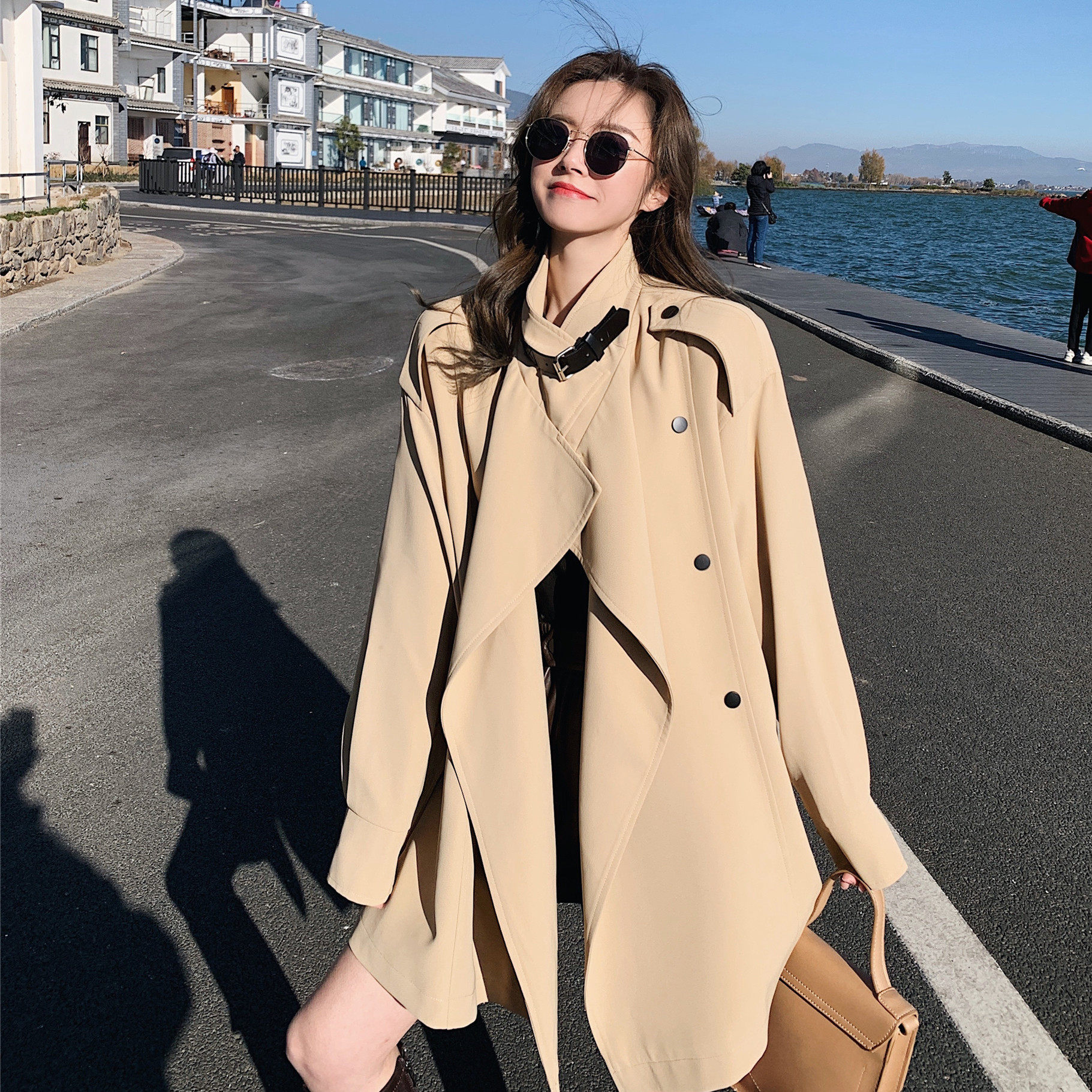 【现货】立领中长款风衣 浙宝B252-2115-P130 K188图片