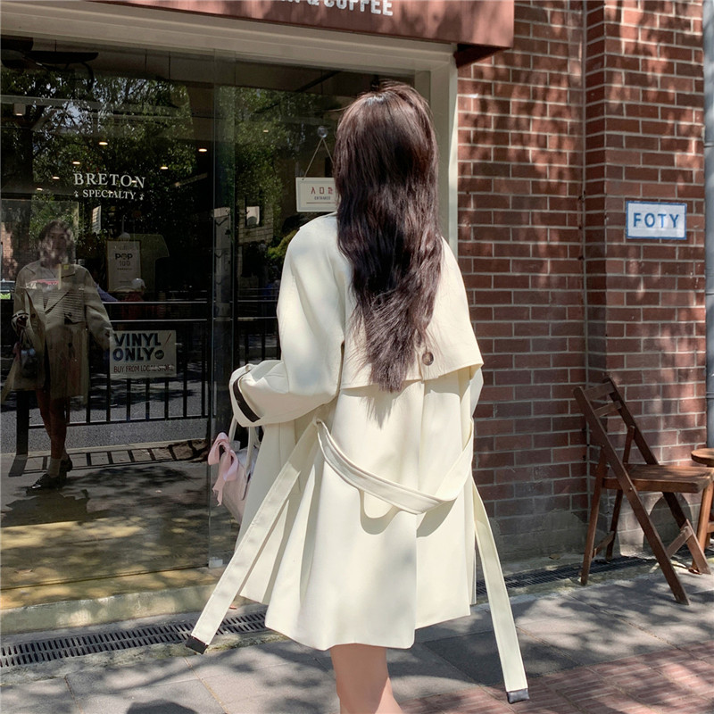 【现货】拼皮双排扣风衣款浙宝B252-2483-P140-k218,女装风衣,浙宝252