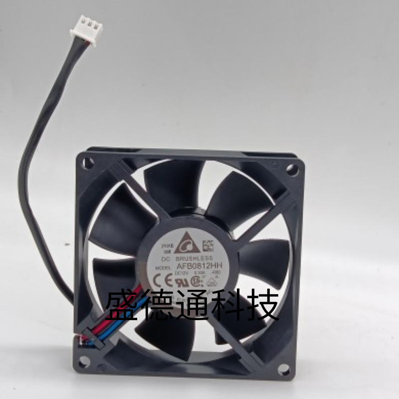全新原装 AFB0812HH 8025 12V 0.30A 8CM 3线测速 机箱 电源散热