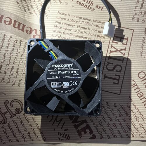 富士康7CM 7025 12V 0.50A静音4线PWM温控CPU散热风扇 PVA070G12Q