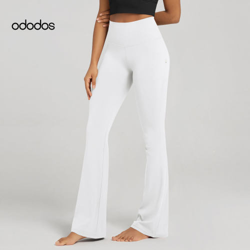 ododos 高腰微喇收腹提臀瑜伽裤普拉提弹力健身裤2026新款紧身裤