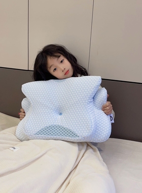 超级新品#日本进口Pillowche魔法儿童青少年睡眠枕头4-14岁孩子用