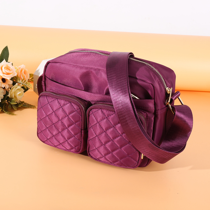 2024新款斜挎包多隔层女包时尚单肩包大容量斜挎包休闲包包刺绣包